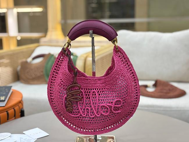 Chole Hot Summer Banana Bags Raffia